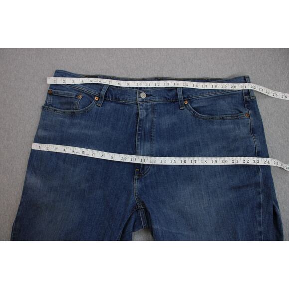 Levis Jeans Mens 44 x 32 Blue Cotton Blend Stretch 541 Athletic Tapper Fit - Picture 6 of 8